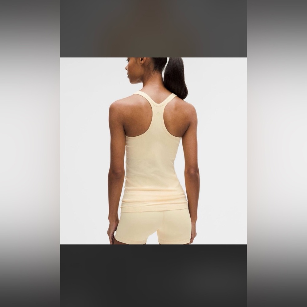 Lululemon “Buttercream” Ebb to Street Tank Top - Picture 2 of 2